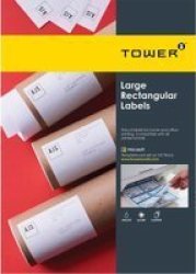 W106 A4 Inkjet-laser Rect. Labels 210 X 297MM 1000 Sheets - 1-UP