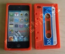 Kuli Kuli Eea 3D Silicone Cassette Tape Case For Ipod Touch 4TH Gen White