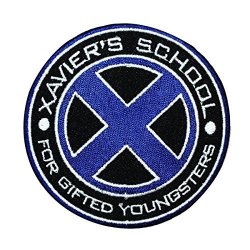 Xmen Logo Xavier's School For Gifted Youngsters Marvel Ironon Patch Applique