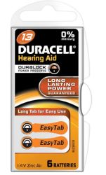 DURACELL Easytab Hearing Aid Battery Size 13