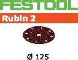 Festool Sanding Discs Stf D125 8 P180 RU2 50 Rubin 2 499099