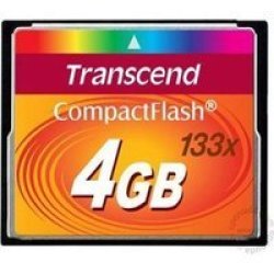 Transcend 4GB 133X Compact Flash Card