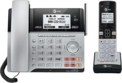 At&t TL86103 2-LINE Corded cordless Answering System With Connect To Cell R