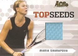 Maria Sharapova - Ace Authentic 2005 - Rare "top Seeds""jersey Memorabilia" Card Ts1