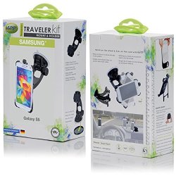 Igrip Traveler Kit Cradle For Samsung Galaxy S5 - Black
