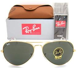 Ray Ban Aviator RB3026 Sunglasses - Gold L2846 Large 62MM