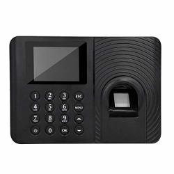 Fctorua Biometric Fingerprint Time Attendance Machine Clock Recorder Employee Recognition Recording Device 2.4 Inch Tft Screen USB Flash Drive Download