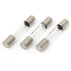 Uptell Glass Tube Fuse 0.65A 5KV 6 X 40MM 3PCS For Microwave Oven Replacement