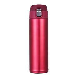 LUYANHAPY9 Thermal Cup Travel Mug Portable 500ML Stainless Steel Vacuum Insulated Tumbler Flask Coffee Tea Cup Water Bottle Gift Red