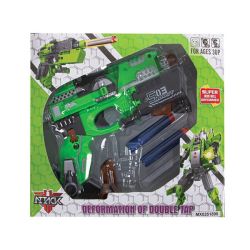 Transforming Robot Gun - Children's Toys - Bpa Free - 5 Piece - 2 Pack