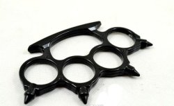 Black Knuckle Duster Spikes