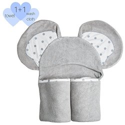 Baby Hooded Towel Heavenly Soft With Luxurious Bamboo Keeps Baby Or Toddler Warm And Dry After Bath For New Moms And