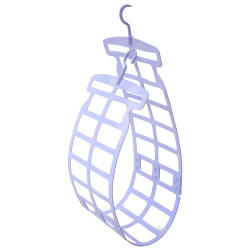 Multi-function Plastic Adjustable Pillow Drying Rack Hanger - Blue