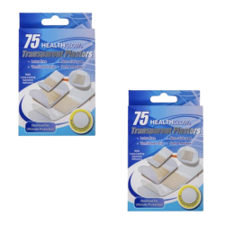 Plaster Clear 75PC Assorted Sizes - 2 Pack