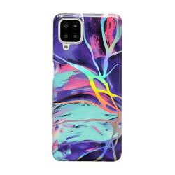 Colorful Laser Marble Design Phone Cover For Samsung A12