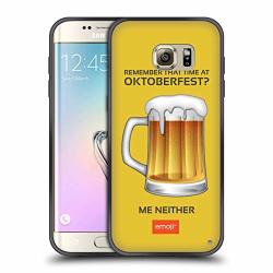 Official Emoji Remember Oktoberfest Skinny Fit Hybrid Iced Case Compatible For Samsung Galaxy S7 Edge