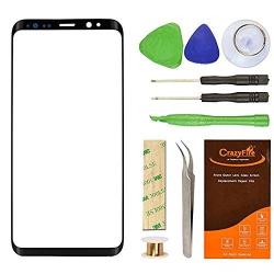 For Samsung Galaxy S8 Plus Screen Lens Glass Replacement Kit Crazyfire Front Outer Lens Glass Screen With Tools Kit And Adhesive For Samsung S8