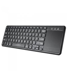 Keyboard KW280 Wireless Touchpad Slim Bl