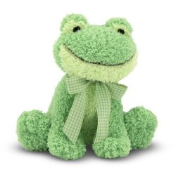 Melissa & Doug Princess Soft Toys Meadow Medley Froggy Stuffed Animal With Ribbit Sound Effect