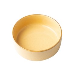 Flat Stackable Mustard Cereal Bowl