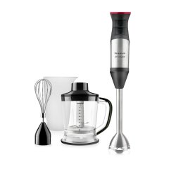 Bapi 1200 Plus Inox" Stainless Steel 20 Speed Stick Blender With Accessories