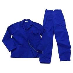 Navy Blue 2 Piece Conti Suite Safety Overalls - Size 40
