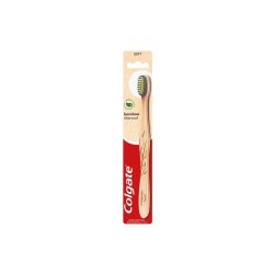 Colgate Soft Charcoal With Bamboo Handle Toothbrush 1PC