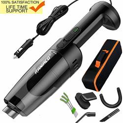 Car Vacuum Cleaner Handheld Lightweight- Innovational 12V 33000R MIN Strong Suction MINI Portable Car Interior Cleanner 120W High Power Corded Wet Dry With 6PC Attachments-life