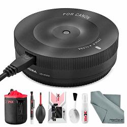 Sigma USB Dock For Canon Ef-mount Lenses + Xpix Deluxe Camera Lens Cleaning Kit + Xpix Lens Pouch