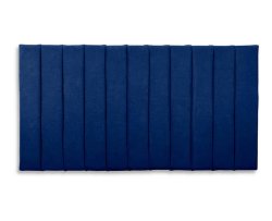 Tracy Panel Velvet Headboard - Dark Blue - Three Quarter