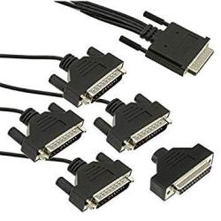 4PORT DB25M Fan-out Cable For Acceleport Xp