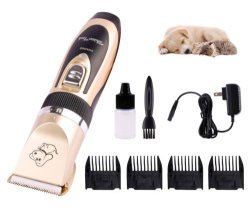 New Electric Animal Pet Dog Cat Hair Trimmer Shaver Razor Grooming Quiet Clipper