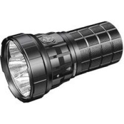 R60C Rechargeable Flashlight 18000 Lumens 1038M Throw Black