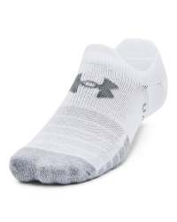 Unisex Ua Ultra Low Tab Socks - White Md