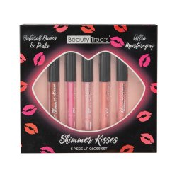 Lip Gloss 5PC Set Shimmer Kisses