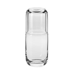 Trinkware Bedside Carafe with Tumbler - Clear Glass - 2 Piece