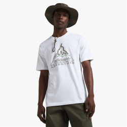 Adidas Originals Men&apos S Adventure White T-Shirt