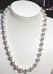 Stunning New 925 Solid Sterling Silver Ball Chain - 55cm
