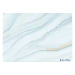 SwitchEasy Marble Hard Shell Case For Macbook Air 13.6" M2 2022 - Cloudy White