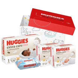 Huggies Extra Care Gift Box S0+S1+WIPES