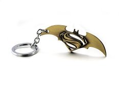 Reindear Movie Batman V Superman: Dawn Of Justice Symbol Metal Pendant Keychain Us Seller Bronze