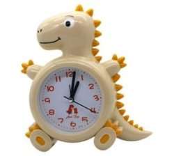 Kids Exquisite Dinosaur Quartz Analog Alarm -yellow