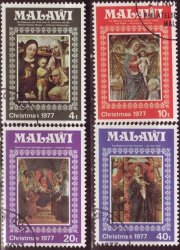 Malawi 1977 Christmas Complete Used Cto Set