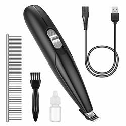 Oria Dog Clippers Pet Hair Trimmers Professional Dog Grooming Clippers Low Noise USB Rechargeable Electric Pet Trimmer For Hair Around Paws Face Eyes Ears Rump