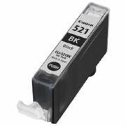 Compatible Canon Generic CLI-521 Black Ink Cart - Compatible Printer Canon Pixma Ip 3600 Ip 3600 Series Ip 3680 Ip 4600 Ip 4600 Series Ip 4600 X