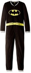 Batman Black Union Suit Mens Caped Pajama Adult Small