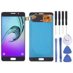 Silulo Online Store Lcd Screen And Digitizer Full Assembly Oled Material For Galaxy A7 2016 A710F A710F DS A710FD A710M A710M DS A710Y DS A7100 Black