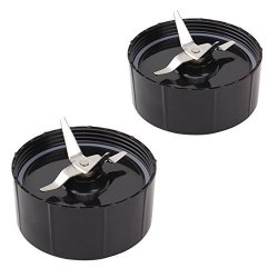 QueenTrade Qt 2X Cross Blades For Magic Bullet 250W New With Gaskets Replacement Blender Part