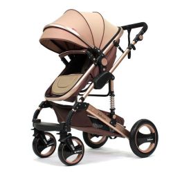 Belecoo Baby Stroller 2 In 1 Foldable Pram