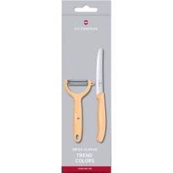 Swiss Victorinox Classic Trend Colours Paring Knife Set With Tomato And Kiwi Peeler 2 Piece